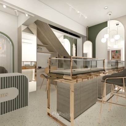 ออกแบบ ผลิต และติดตั้งร้าน : Goodgems บางคูวัต